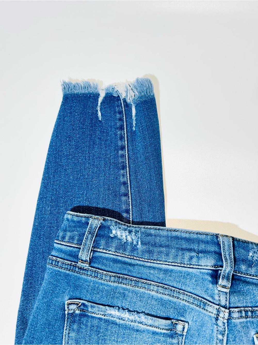 KanCan jeans High Rise Ankle Skinny jeans crop stretchy women size 31 - Picture 7 of 9